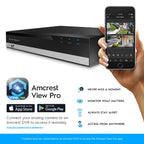 Amcrest 5-Megapixel UltraHD 16 Channel DVR Security Camera System Recorder, 5-Megapixel Security DVR for Analog Security Cameras, Remote Smartphone Access, Cameras NOT Included, Pre-Installed 4TB Hard Drive (AMDV5M16-4TB)