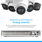 Amcrest 5-Megapixel UltraHD 32 Channel DVR Security Camera System Recorder, 5-Megapixel Security DVR for Analog Security Cameras, Remote Smartphone Access, HDD & Cameras NOT Included (AMDV5M32)
