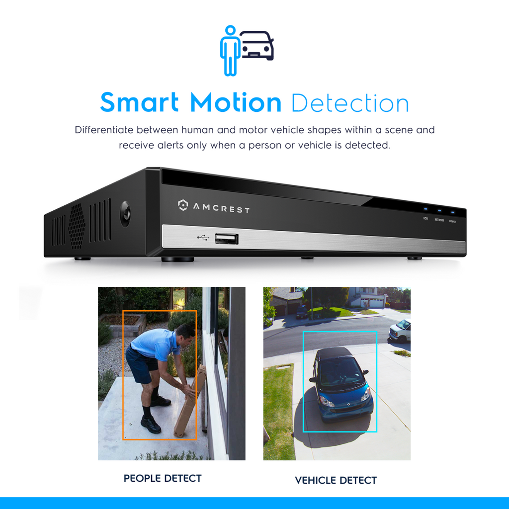 Amcrest 5-Megapixel UltraHD 8 Channel DVR Security Camera System Recorder, 5-Megapixel Security DVR for Analog Security Cameras, Remote Smartphone Access, HDD & Cameras NOT Included (AMDV5M8)