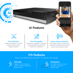 Amcrest 5-Megapixel UltraHD 8 Channel DVR Security Camera System Recorder, 5-Megapixel Security DVR for Analog Security Cameras, Remote Smartphone Access, Pre-Installed 4TB Hard Drive, Cameras NOT Included (AMDV5M8-4TB)