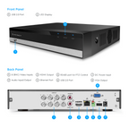 Amcrest 5-Megapixel UltraHD 8 Channel DVR Security Camera System Recorder, 5-Megapixel Security DVR for Analog Security Cameras, Remote Smartphone Access, Pre-Installed 4TB Hard Drive, Cameras NOT Included (AMDV5M8-4TB)