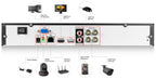 Amcrest ProHD 720P 4CH Video Security DVR Digital Recorder, 4-Channel 720P @ 30fps, HD Analog, Hard Drive & Cameras Not Included, Remote Smartphone Access (AMDV7204)