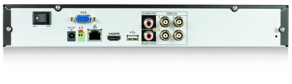 Amcrest ProHD 720P 4CH Video Security DVR Digital Recorder, 4-Channel 720P @ 30fps, HD Analog, Hard Drive & Cameras Not Included, Remote Smartphone Access (AMDV7204)