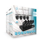 Amcrest ProHD 720P 8CH Video Security System - Eight 1.0-Megapixel (1280TVL) Outdoor IP67 Bullet & Dome Cameras, 2TB HDD, Night Vision, Remote Smartphone Access, Black Mid (AMDV7208M-4B4D-B)
