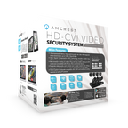 Amcrest ProHD 720P 8CH Video Security System - Eight 1.0-Megapixel (1280TVL) Outdoor IP67 Bullet & Dome Cameras, 2TB HDD, Night Vision, Remote Smartphone Access, Black Mid (AMDV7208M-4B4D-B)