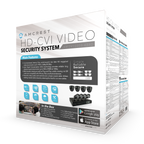 Amcrest ProHD 1080P 8CH Video Security System - Eight 2.1-Megapixel (1920TVL) Outdoor IP67 Bullet & Dome Cameras, 2TB HDD, Night Vision, Remote Smartphone Access, White Mid (AMDV10808M-4B4D-W)