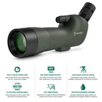 Amcrest Spotting Scope for Target Shooting w/ Tripod AMSS60-G