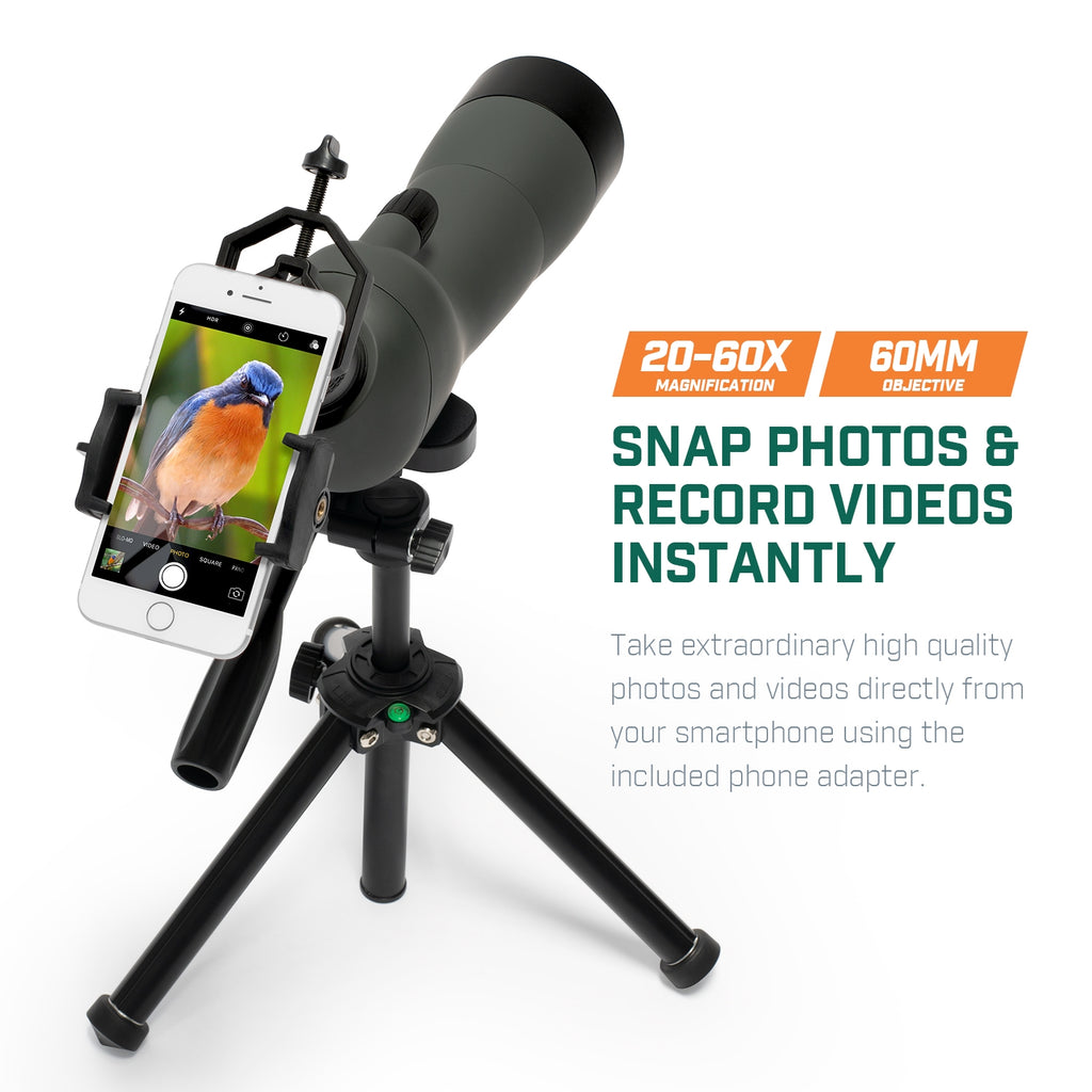 Amcrest Spotting Scope for Target Shooting w/ Tripod AMSS60-G