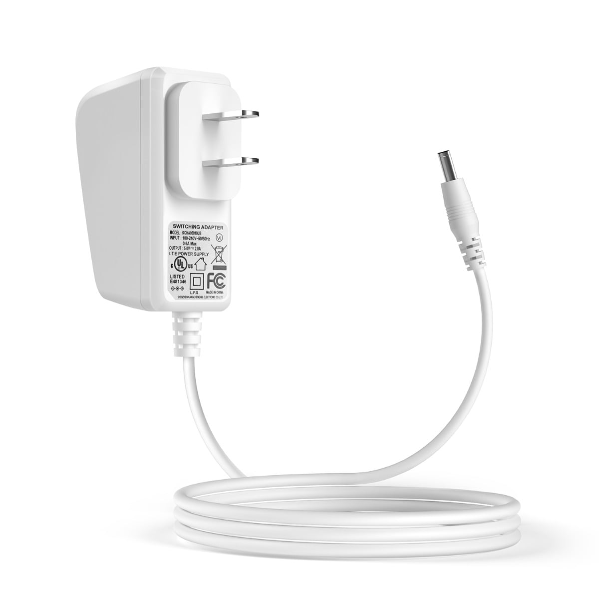 Amcrest US Standard 5V DC Power Supply (White)
