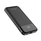 Amcrest USB C Power Bank, 10,000mAh Portable Charger USB C, Power Bank Fast Charging 10W PD 3.0, Type C Battery Bank Powerbank with LED Display for Android & iOS Smartphone Devices APB-MAGW10-B