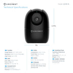 Amcrest SmartHome AI Human Detection WiFi Camera Pan/Tilt ASH21-B