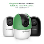 Amcrest ASH21 Silicone Cover, Dinosaur Camera Skin (ASH21-DINO-GREEN)