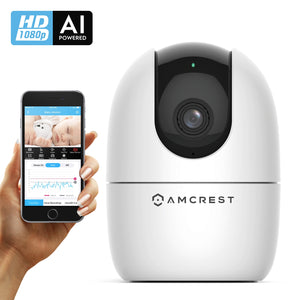 Amcrest SmartHome AI Human Detection WiFi Camera Pan/Tilt ASH21-W