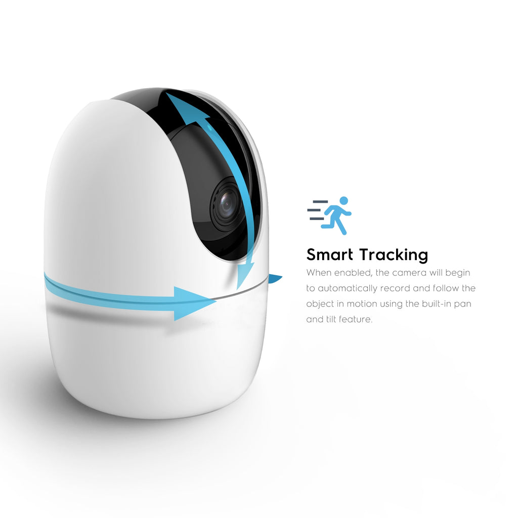 Amcrest SmartHome AI Human Detection WiFi Camera Pan/Tilt ASH21-W