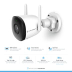 Amcrest SmartHome 2MP Outdoor WiFi Bullet Camera ASH22-W (White)