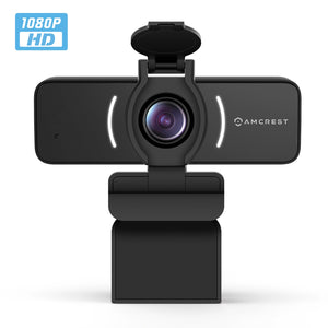 Amcrest 2MP Webcam with Microphone & Privacy Cover USB Camera AWC205