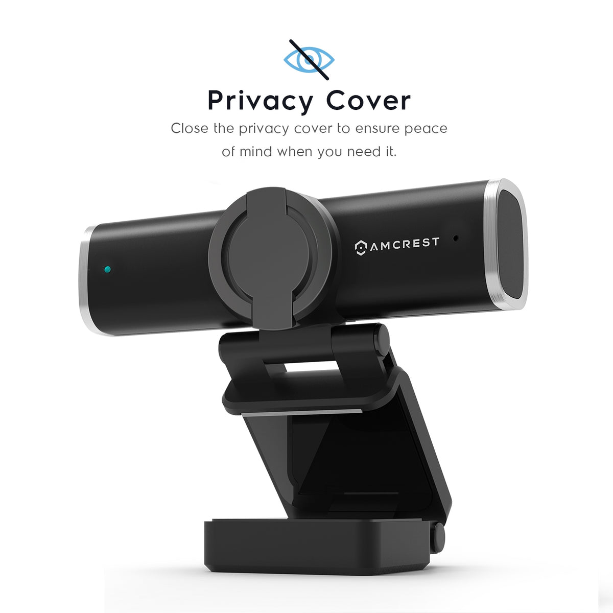 Amcrest 4MP USB Webcam with Microphone & Privacy Cover (AWC496)