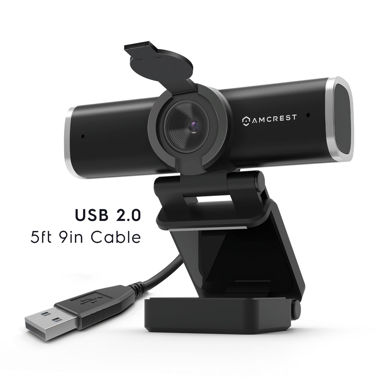 Amcrest 4MP USB Webcam with Microphone & Privacy Cover (AWC496)