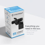 Amcrest 4MP USB Webcam with Microphone & Privacy Cover (AWC496)