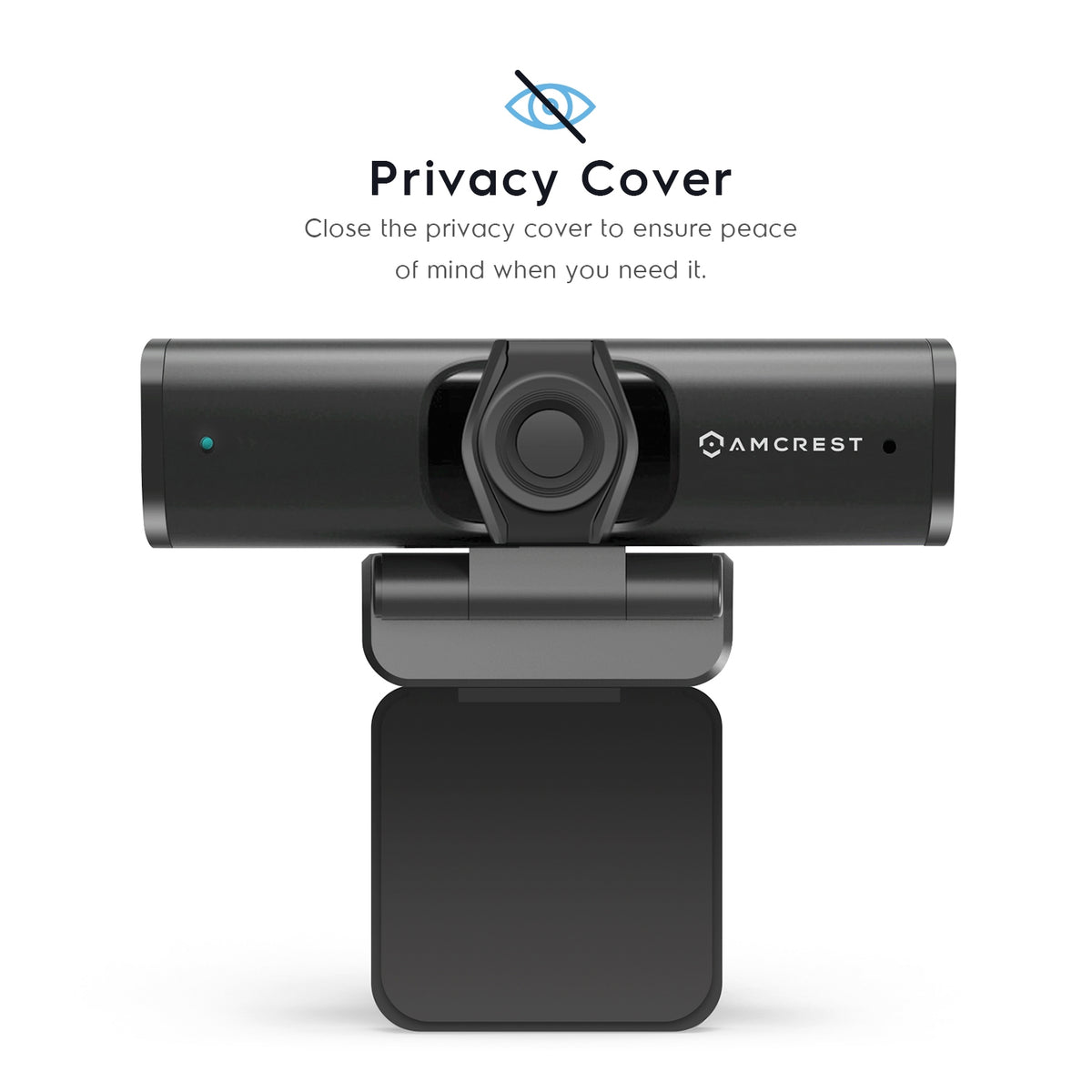 Amcrest 4K Webcam w/ Microphone & Privacy Cover, USB Webcam AWC897
