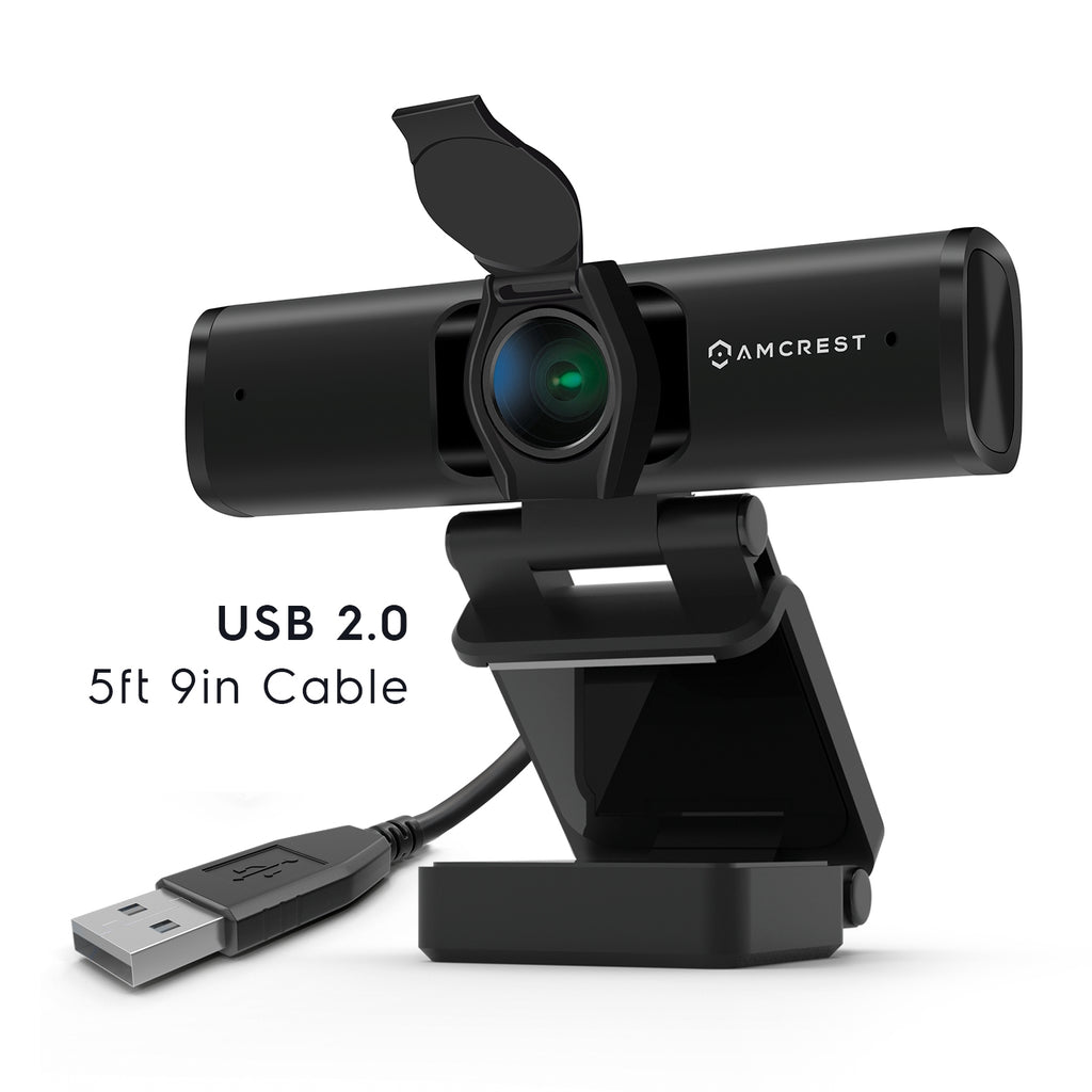 Amcrest 4K Webcam w/ Microphone & Privacy Cover, USB Webcam AWC897