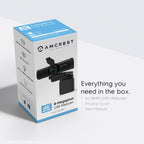 Amcrest 4K Webcam w/ Microphone & Privacy Cover, USB Webcam AWC897