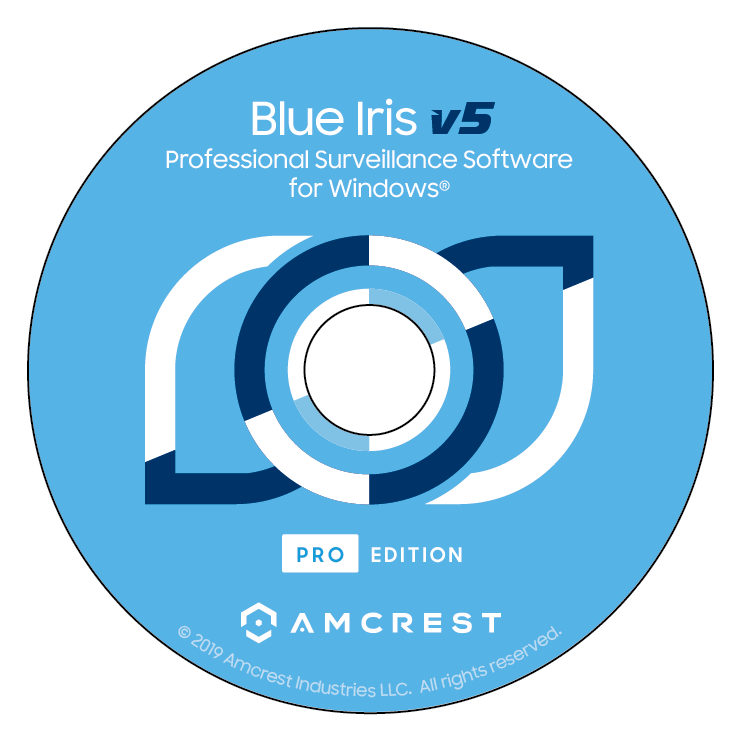 Amcrest Blue Iris Professional Version 5 - Downloadable Version
