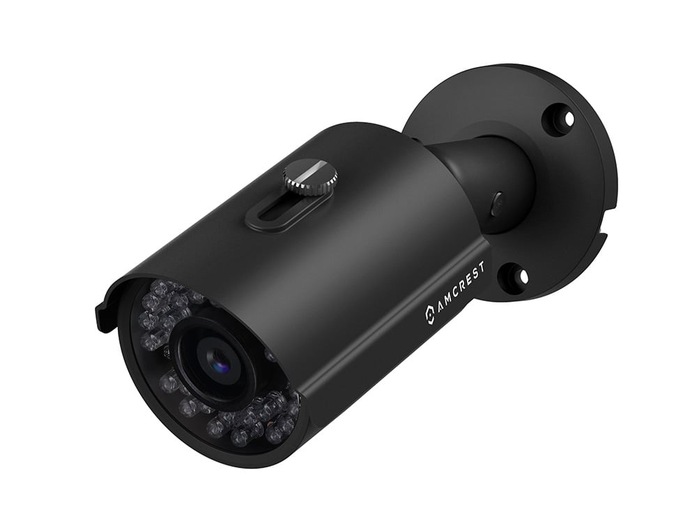 Amcrest ProHD 720P 8CH Video Security System - Eight 1.0-Megapixel (1280TVL) Outdoor IP67 Bullet & Dome Cameras, 2TB HDD, Night Vision, Remote Smartphone Access, Black Mid (AMDV7208M-4B4D-B)