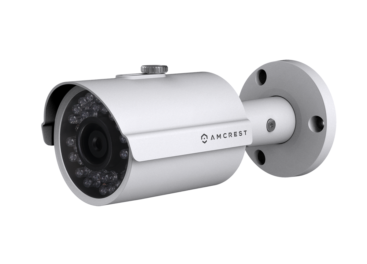 Amcrest ProHD 720P 4CH Video Security System - Four 1.0-Megapixel (1280TVL) Outdoor IP67 Bullet, 1TB HDD, Night Vision, Remote Smartphone Access, White Mid (AMDV7204-4B-W)