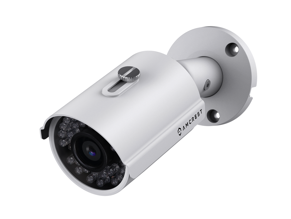 Amcrest ProHD 720P 8CH Video Security System - Eight 1.0-Megapixel (1280TVL) Outdoor IP67 Bullet & Dome Cameras, 2TB HDD, Night Vision, Remote Smartphone Access, White Mid (AMDV7208M-4B4D-W)