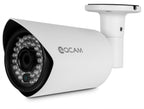 Qcam 2-Megapixel (1920x 1080) POE Weatherproof IP67 Bullet IP Camera with Super High Resolution 1920TVL @ 25fps, Night Vision up to 65ft, 90° Viewing Angle, and More