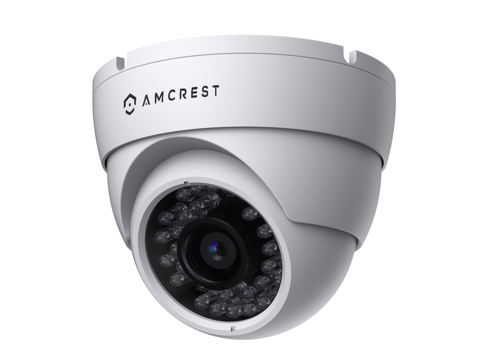 Amcrest ProHD 720P 8CH Video Security System - Eight 1.0-Megapixel (1280TVL) Outdoor IP67 Bullet & Dome Cameras, 2TB HDD, Night Vision, Remote Smartphone Access, White Mid (AMDV7208M-4B4D-W)