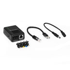 Amcrest Active PoE Splitter Adapter, IEEE 802.3af compliant, Up To 100 meters, 5V / 12V Output