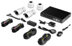 Amcrest ProHD 720P 4CH Video Security System - Four 1.0-Megapixel (1280TVL) Outdoor IP67 Bullet & Dome Cameras, 1TB HDD, Night Vision, Remote Smartphone Access, White Mid (AMDV7204M-2B2D-W)