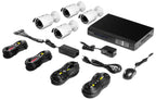 Amcrest ProHD 1080P 4CH Video Security System - Four 2.1-Megapixel (1920TVL) Outdoor IP67 Bullet Cameras, 2TB HDD, Night Vision, Remote Smartphone Access, White Mid (AMDV10804-4B-W)