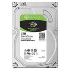 Seagate Barracuda 3TB Surveillance Hard Drive - SATA 6Gb/s 64MB Cache 3.5-Inch Internal Drive (ST3000DM008)