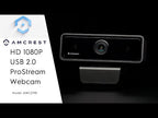 Amcrest Dual-Mic 1080P Webcam w/ Two Microphone USB Webcam AWC2198