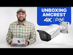 Amcrest 4K Outdoor Bullet PoE IP Camera, White IP8M-2496EW-AI-V3