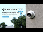 Amcrest 4K Night Color IP PoE Turret Cam IP8M-2779EW-AI (White)