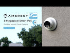 Amcrest 5MP AI IP PoE Turret Cam IP5M-T1277EW-AI (White)