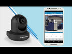 Amcrest Refurbished 2MP WiFi Security Camera Pan/Tilt Black REP-IP2M-841B-V3