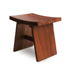 HydroTeak Maui Original Teak Shower Bench With Shelf, Teak Wood Bath Chair for Spa, Pool, Bathroom, Coated with Teak Oil (HTST03)