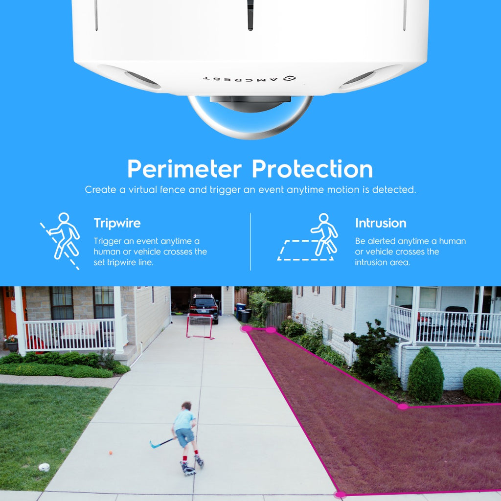 Amcrest UltraHD 12MP AI POE IP Fisheye Camera IP12M-F2380EW