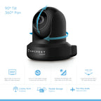 Amcrest 2MP Security Camera System w/ 4K 8CH NVR, (4) x 2-Megapixel Dome WiFi IP Cameras, Pan/Tilt Surveillance, Two-Way Audio, Pre-Installed 1TB Hard Drive, NV2108-IP2M-841B4-1TB (Black)