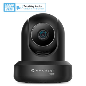 Amcrest Refurbished 2MP WiFi Security Camera Pan/Tilt Black REP-IP2M-841B-V3