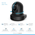 Amcrest Refurbished 2MP WiFi Security Camera Pan/Tilt Black REP-IP2M-841B-V3