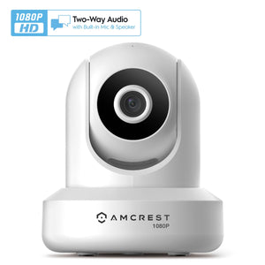 Amcrest Refurbished 2MP WiFi Security Camera Pan/Tilt White REP-IP2M-841W-V3