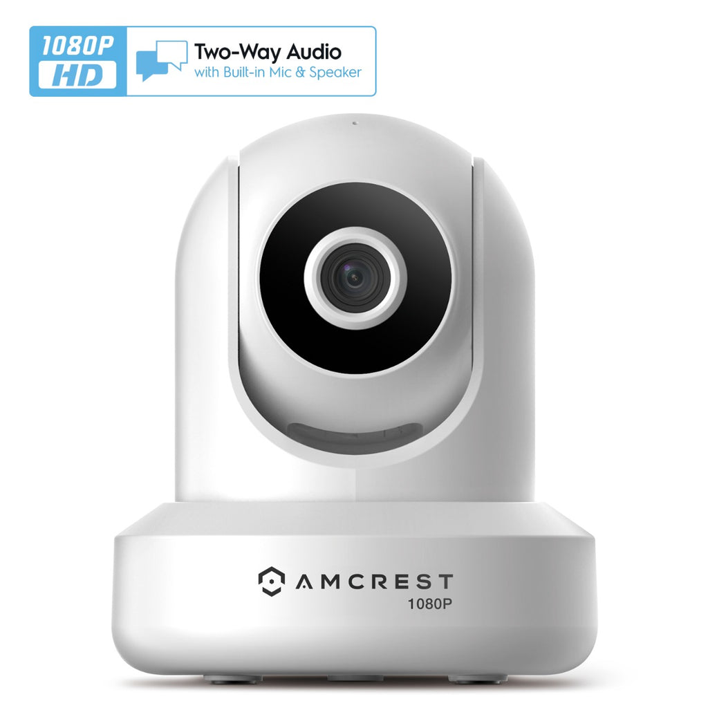 Amcrest Refurbished 4MP ProHD Indoor WiFi IP Camera Pan/Tilt White REP-IP4M-1041W