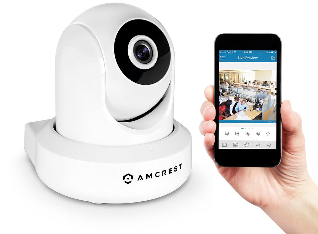 Amcrest Refurb WiFi Camera Pan/Tilt 2.4ghz 2-Way Audio REP-IP2M-841W