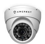 Amcrest ProHD Outdoor 1080P POE Dome IP Security Camera - IP67 Weatherproof, 1080P (1920 TVL), IP2M-844E (White)